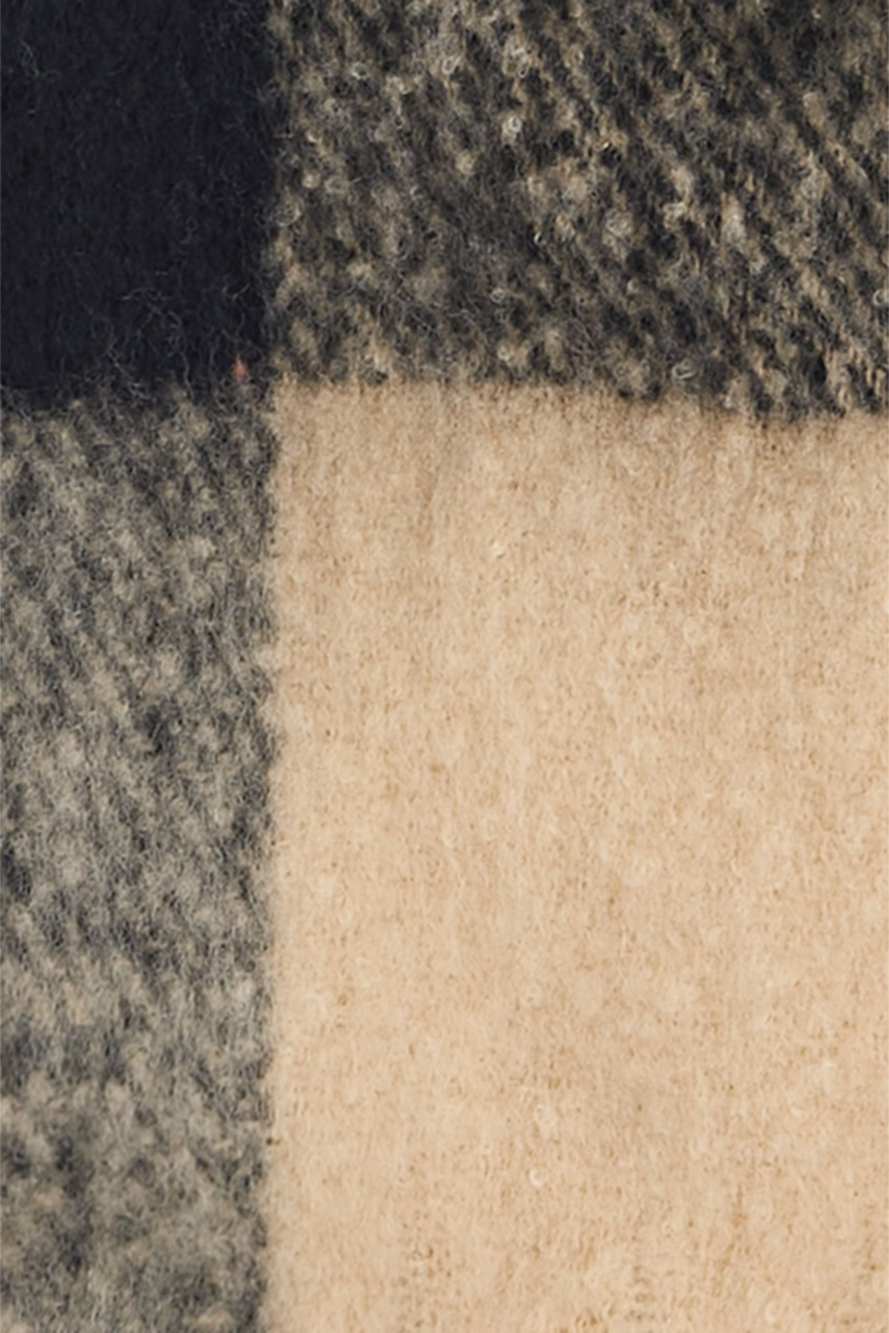 Scarf Check 2-Tone - Black