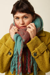 Scarf Check 2-Tone - Rio Red