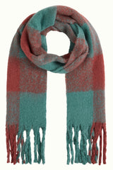 Scarf Check 2-Tone - Rio Red
