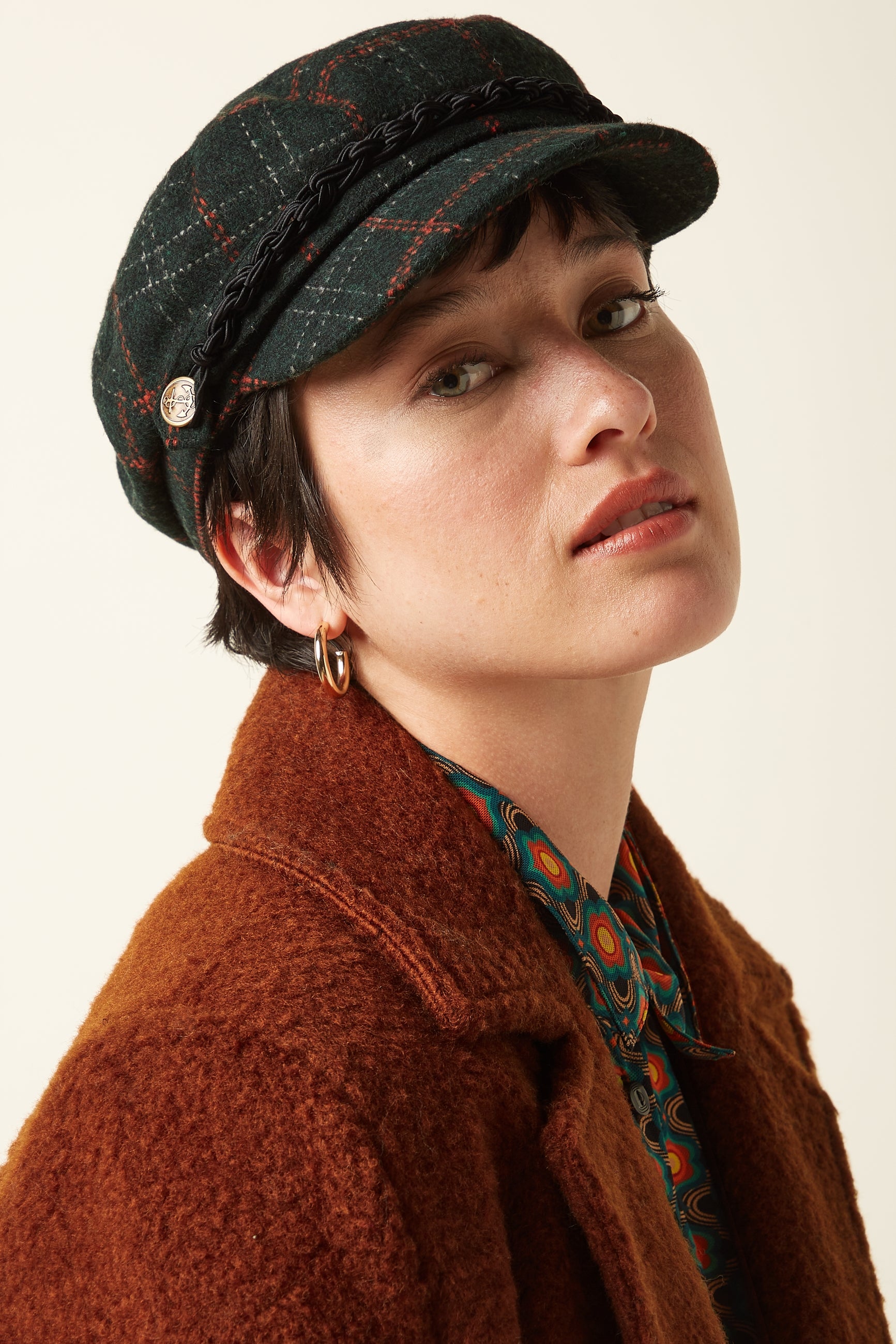 Sailor Cap Tweedy - Sycamore Green