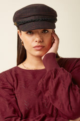 Sailor Cap Tweedy - Bordeaux Red