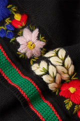 V Rib Cardi Perry - Black