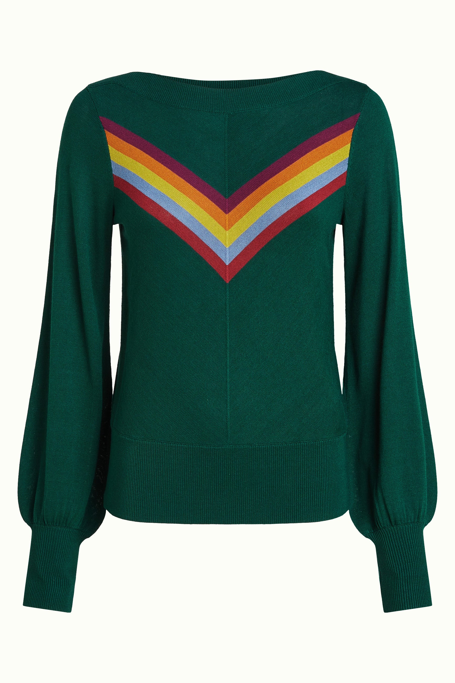 Audrey Bell Top Azzy - Botanical Green