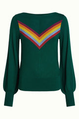 Audrey Bell Top Azzy - Botanical Green