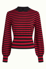 Flavia Top Berry - Chili Red