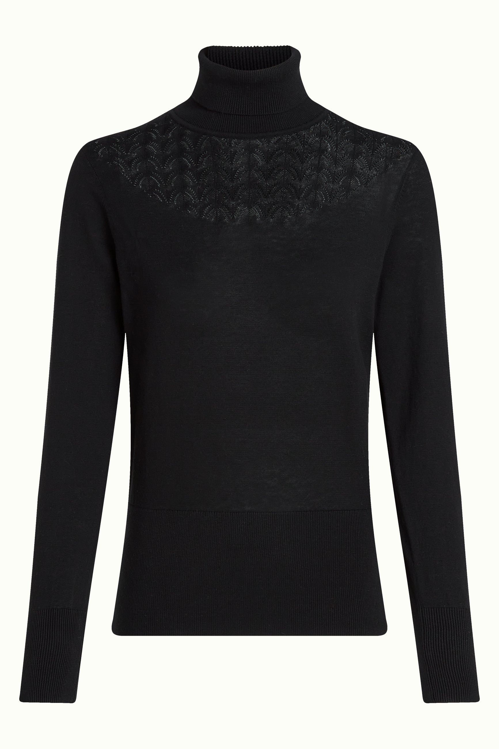 Rollneck Top Club - Black
