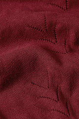 Rollneck Top Club - Cabernet Red