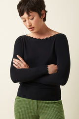 Audrey Top Cocoon - Black