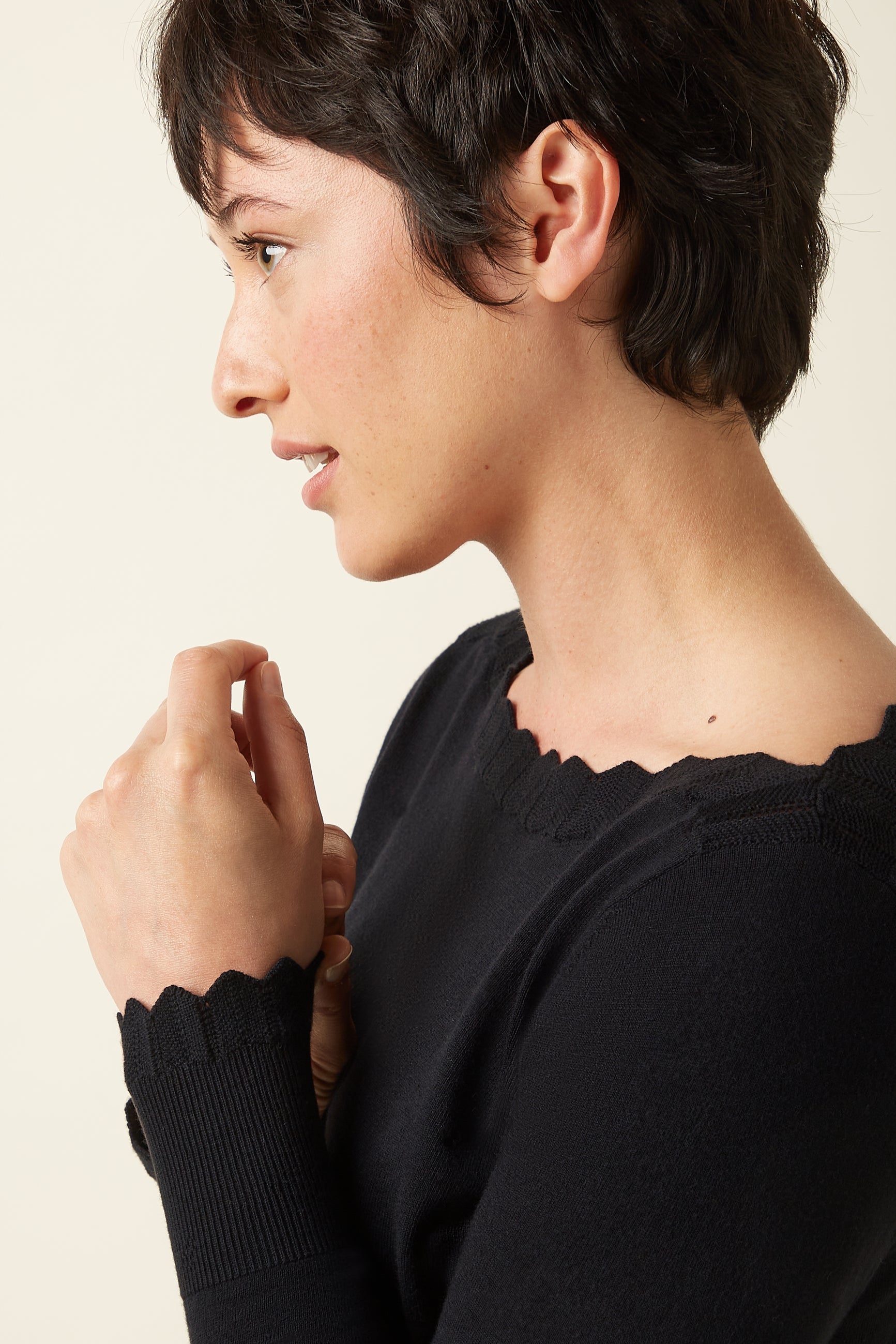 Audrey Top Cocoon - Black