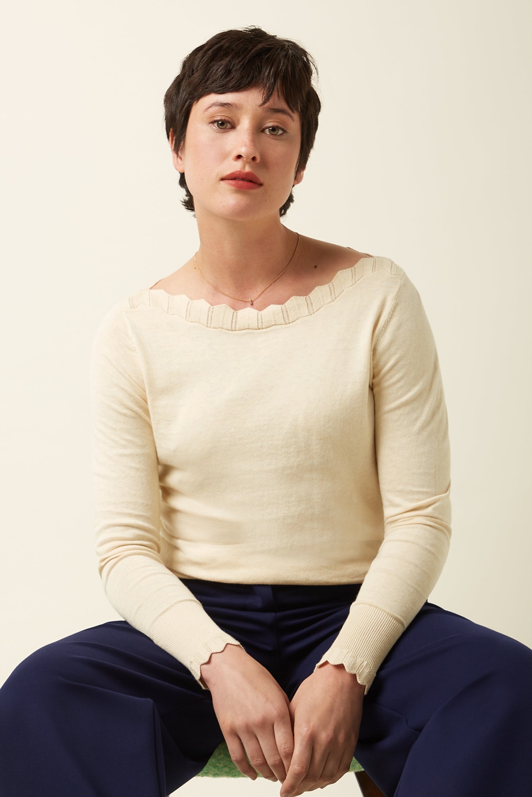 Audrey Top Cocoon - Cream