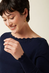 Audrey Top Cocoon - Blue