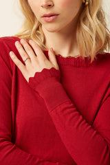Audrey Top Cocoon - Icon Red