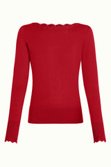 Audrey Top Cocoon - Icon Red
