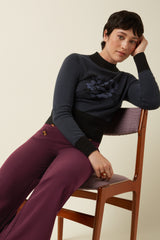 Nilde Top Avery - Night Blue