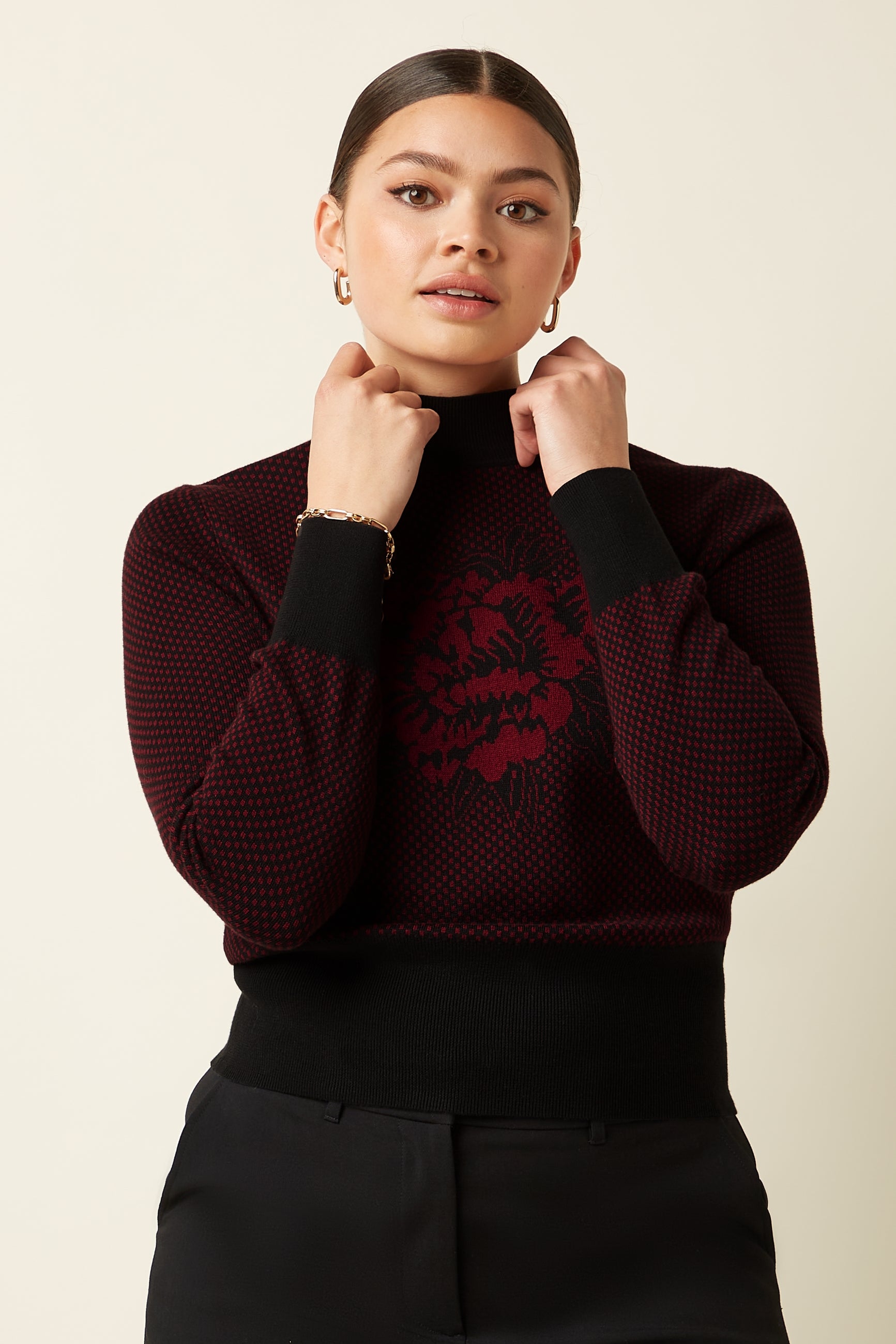 Nilde Top Avery - Cabernet Red