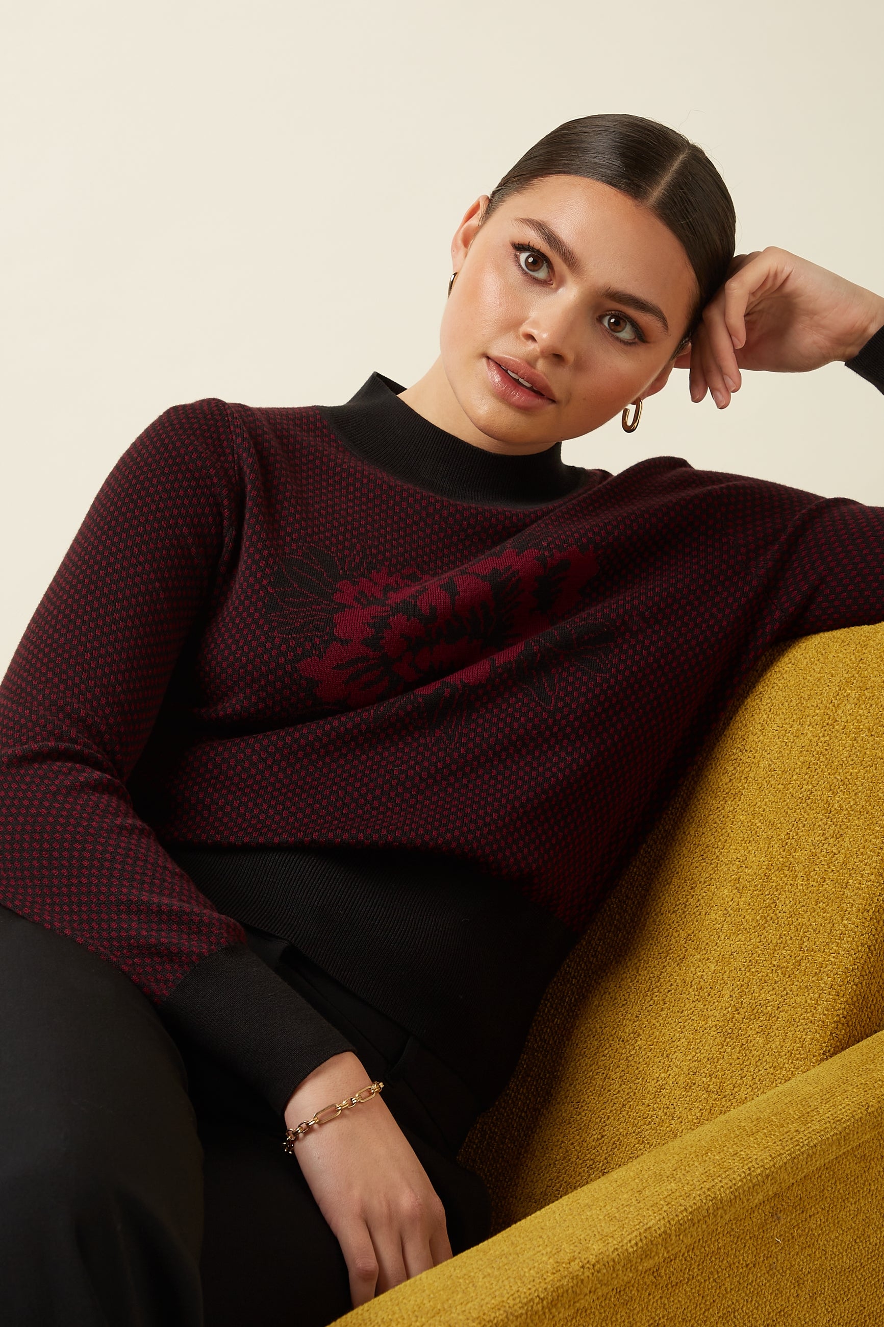 Nilde Top Avery - Cabernet Red