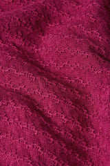 Deep V Cardi Cedar - Violet Pink