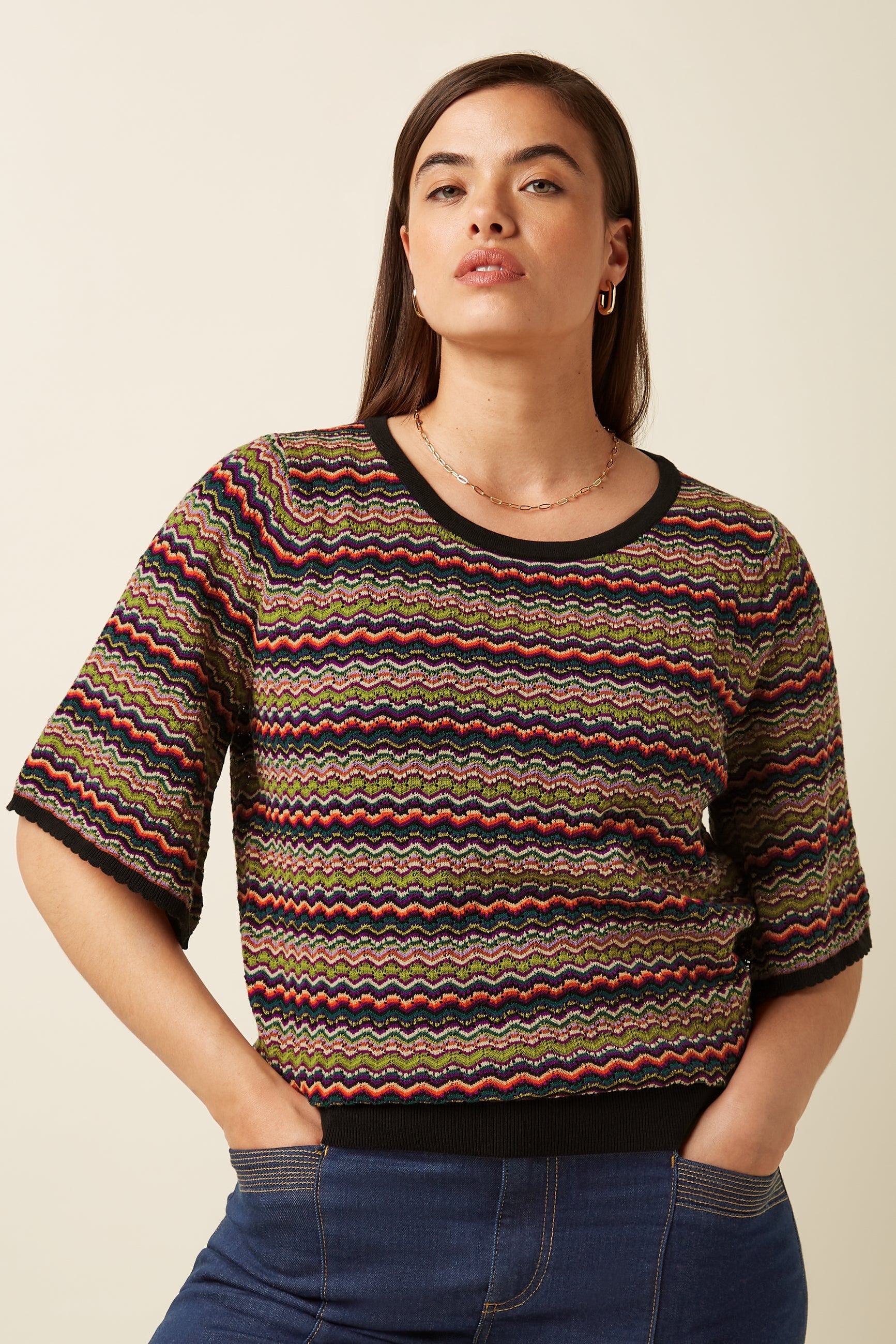 Maree Top Meisel - Multi Color
