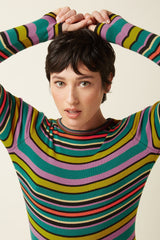Agnes Rib Top Ozark - Multi Color