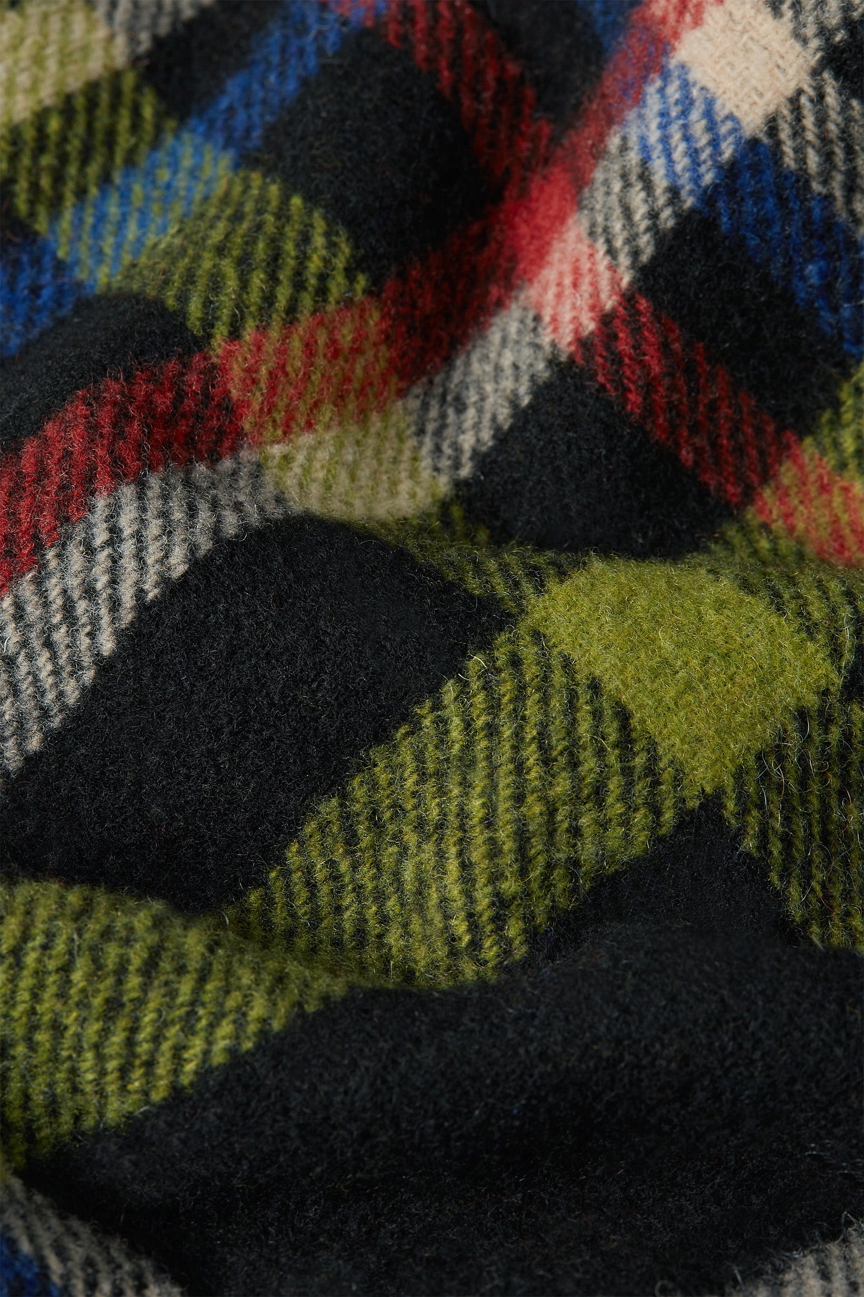 Nia Coat Karly Check - Black