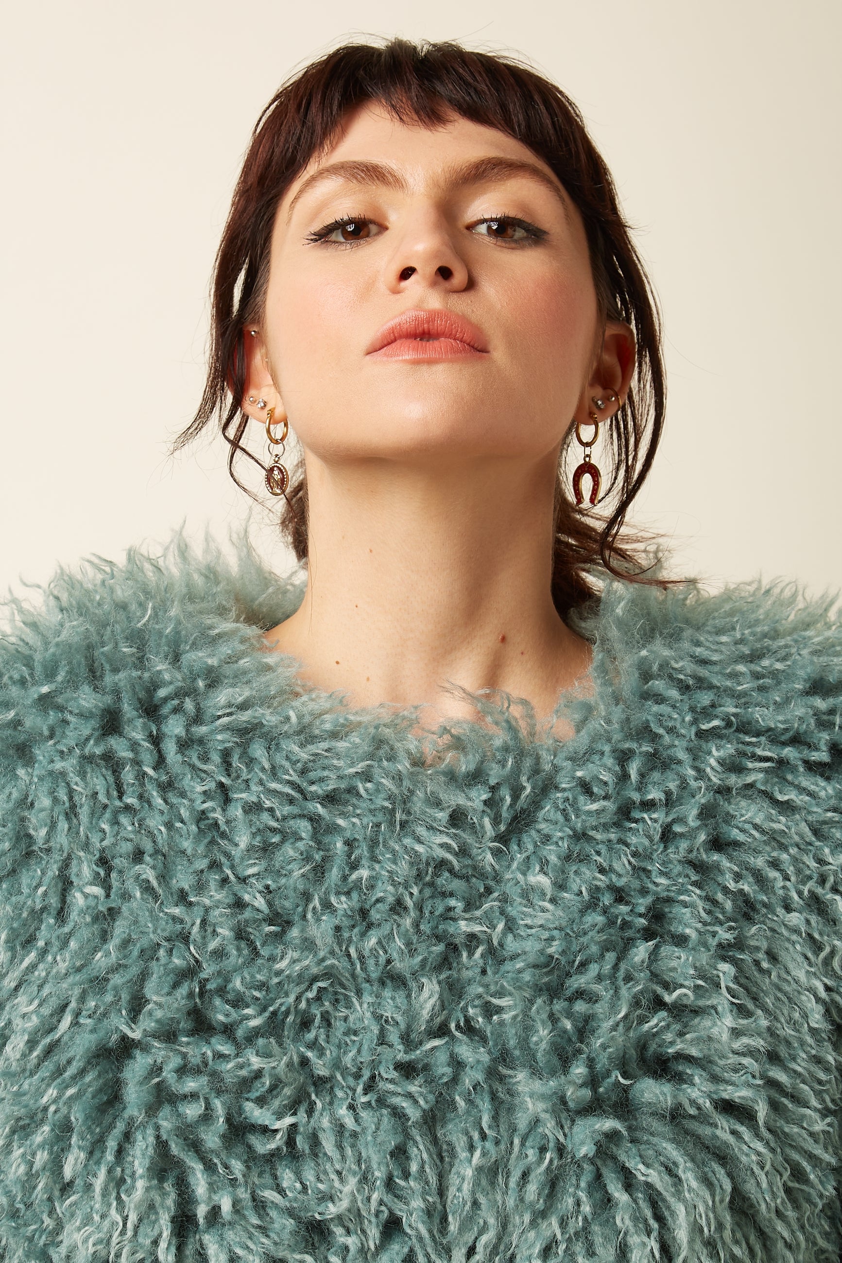 Paloma Coat Empire - Silver Green