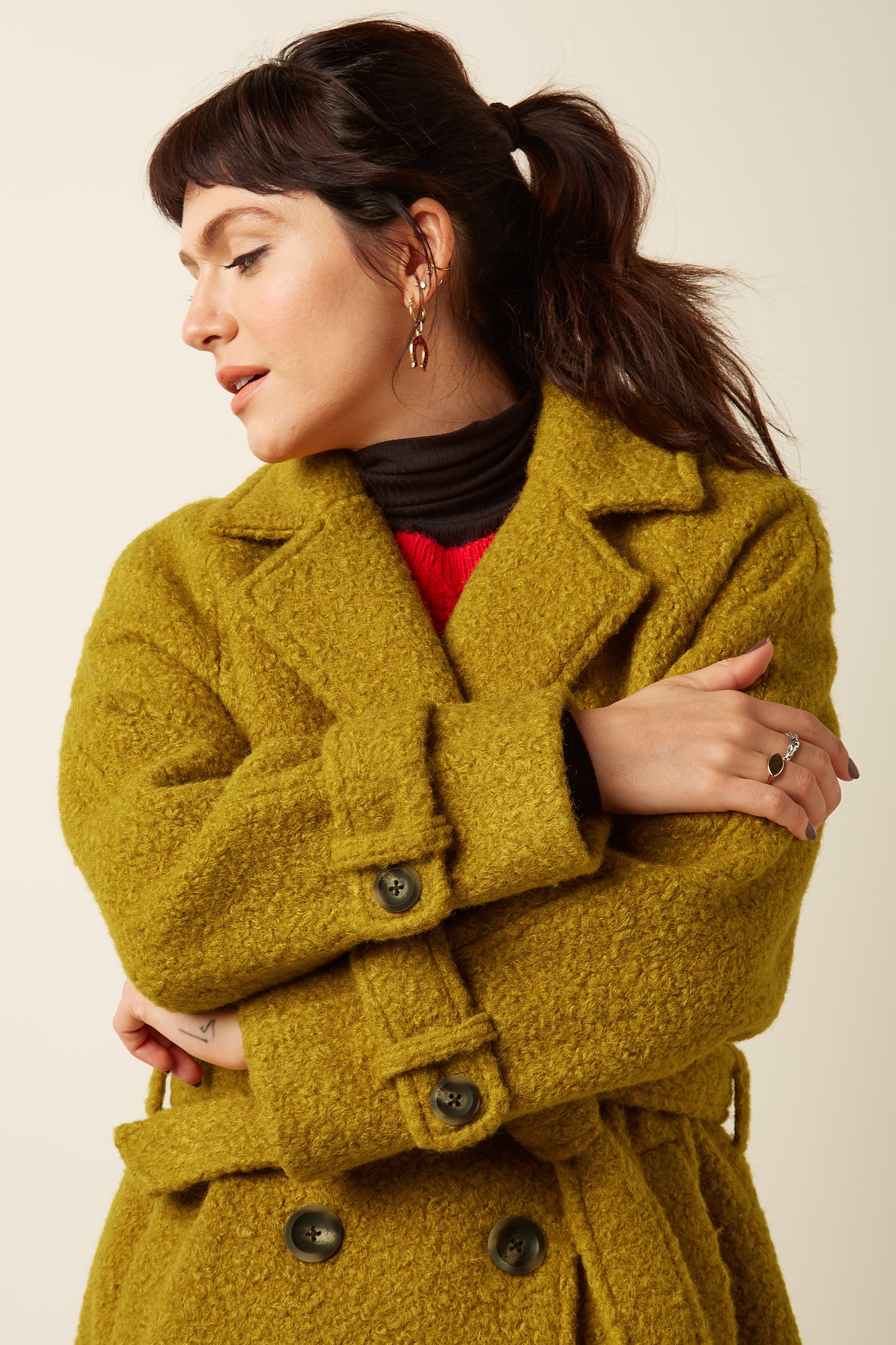 Maura Coat Chopsui - Curry Yellow