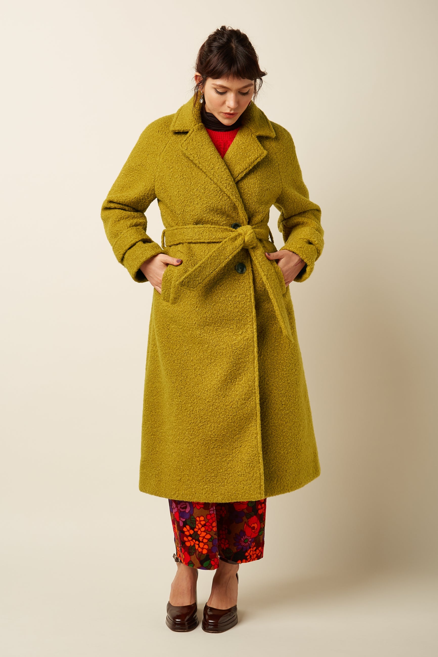 Maura Coat Chopsui - Curry Yellow