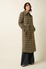 Arabella Coat Coppa Check - Bear Brown