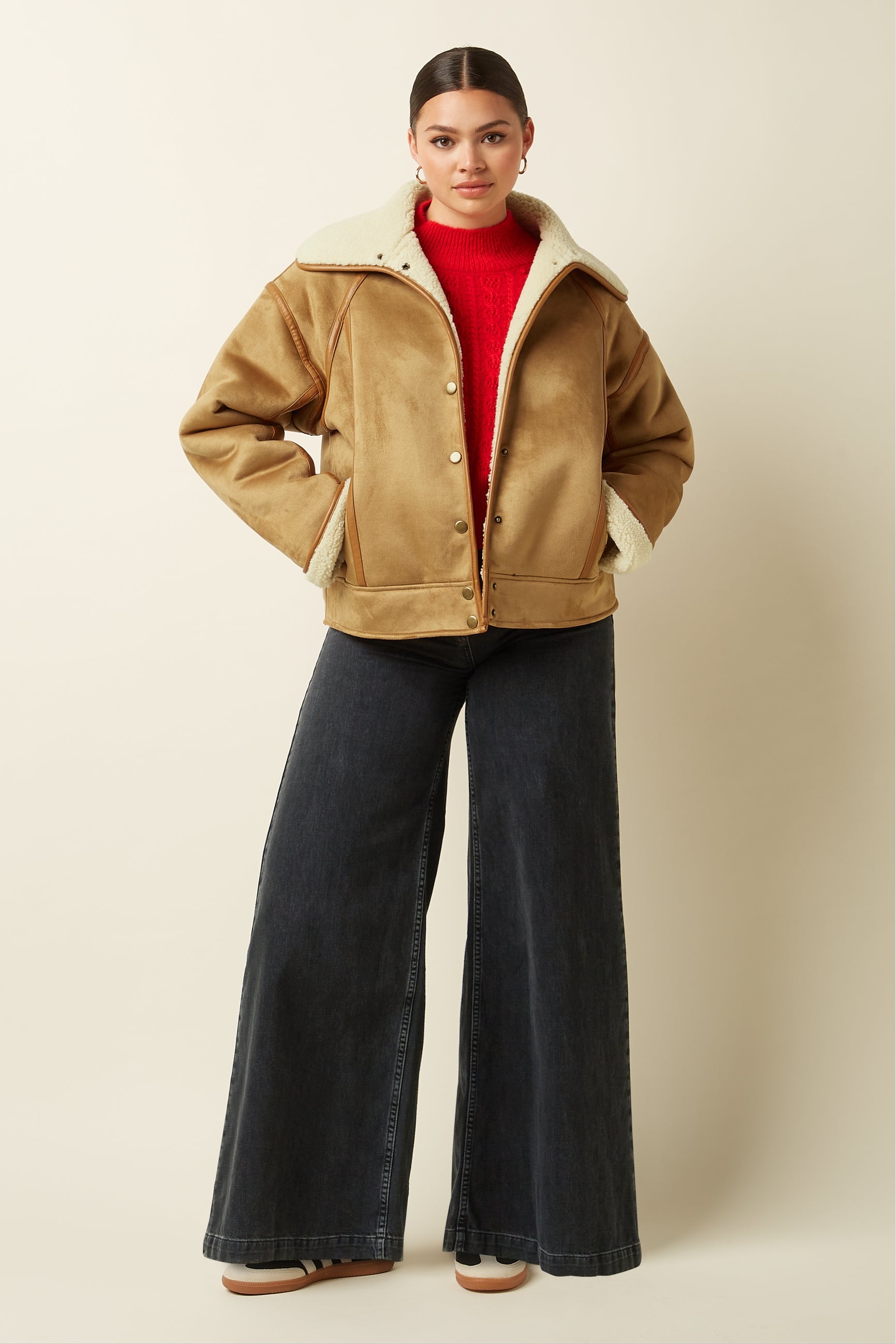 Monia Jacket Lammy - Natural