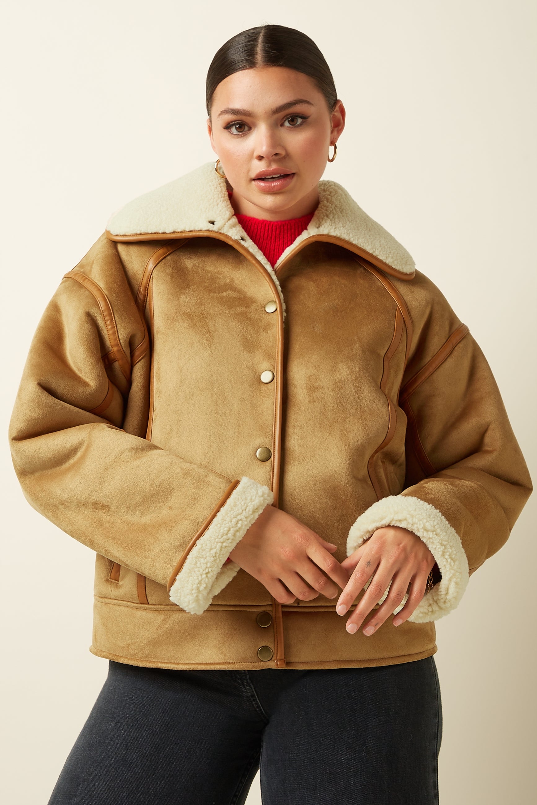 Monia Jacket Lammy - Natural