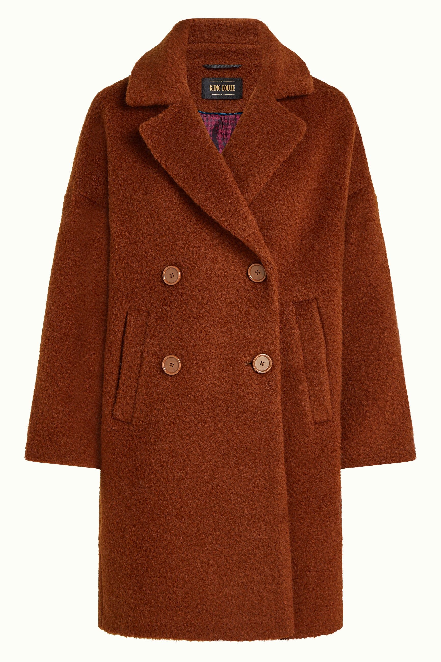 Nia Coat Nerlino - Patina Brown