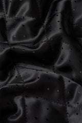 Shiya Kimono Coat Deco Fur - Black