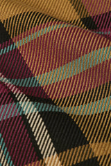 Federica Cuff Pants Caroll Check - Golden Brown