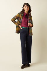 Daisy Blazer Caroll Check - Golden Brown