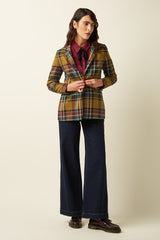Daisy Blazer Caroll Check - Golden Brown