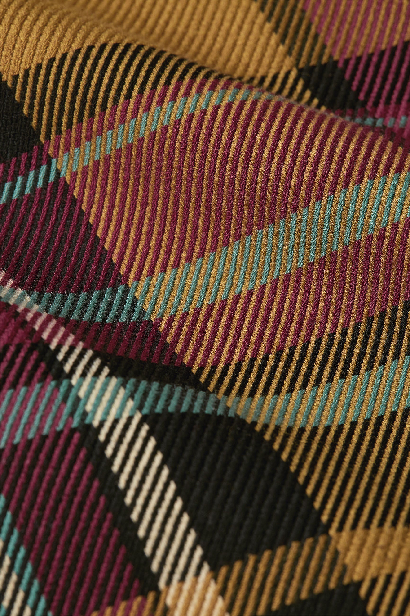 Bianca Gilet Caroll Check - Golden Brown