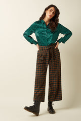 Ava Pants Brook Check - Black