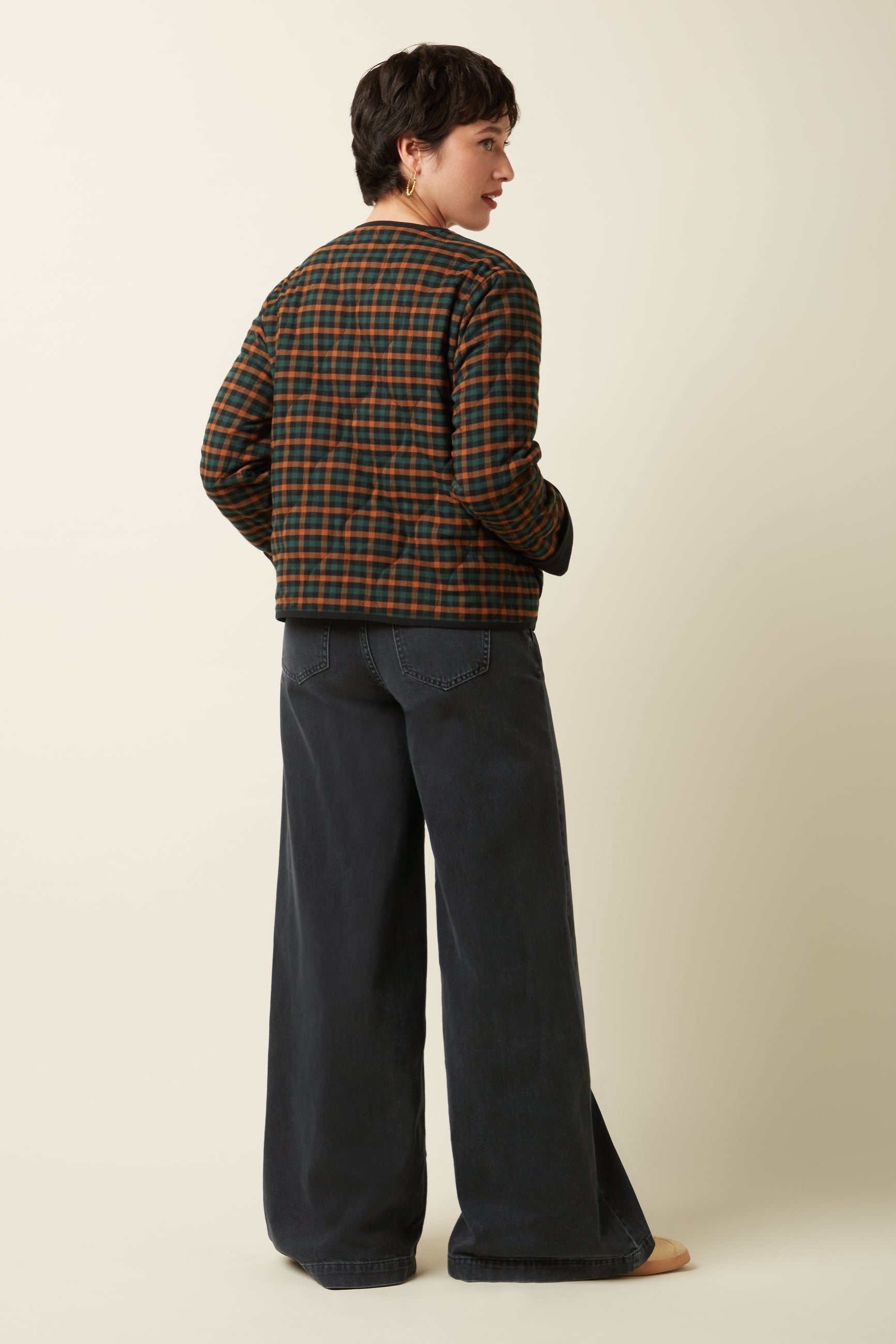 Jiggy Jacket Brook Check - Black