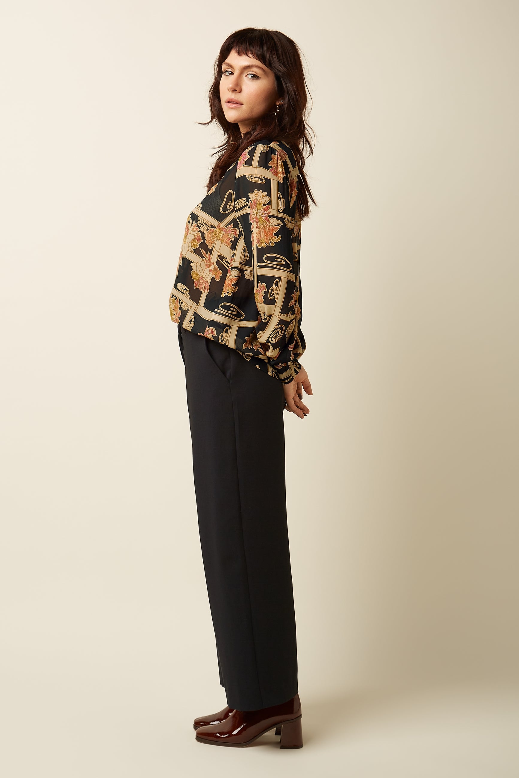 Maisie Blouse Alba - Black