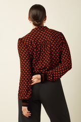 Maisie Blouse Moire - Black