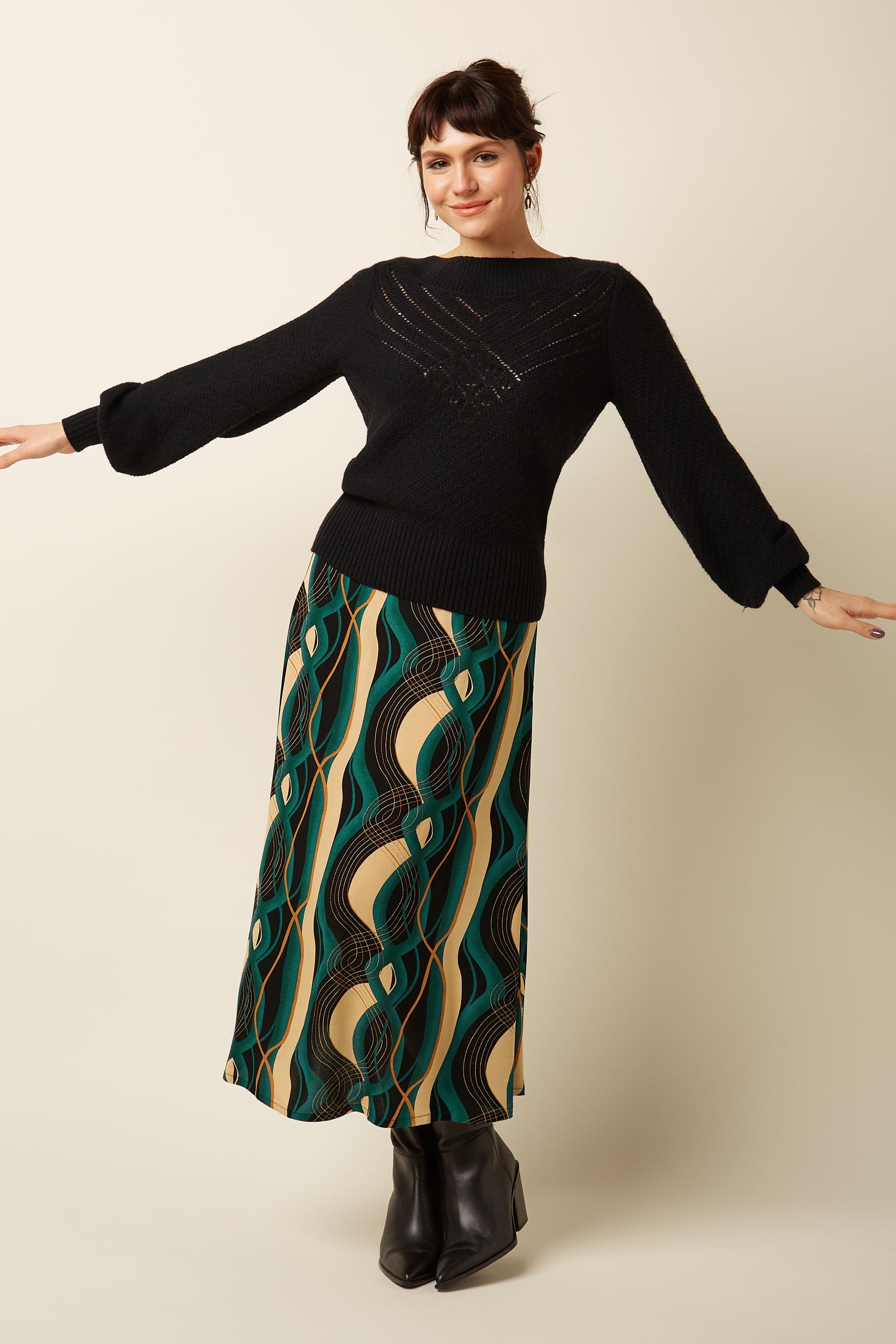 Juno Skirt Elysse - Black