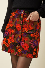 Garbo Mini Skirt Ramone - Multi Color