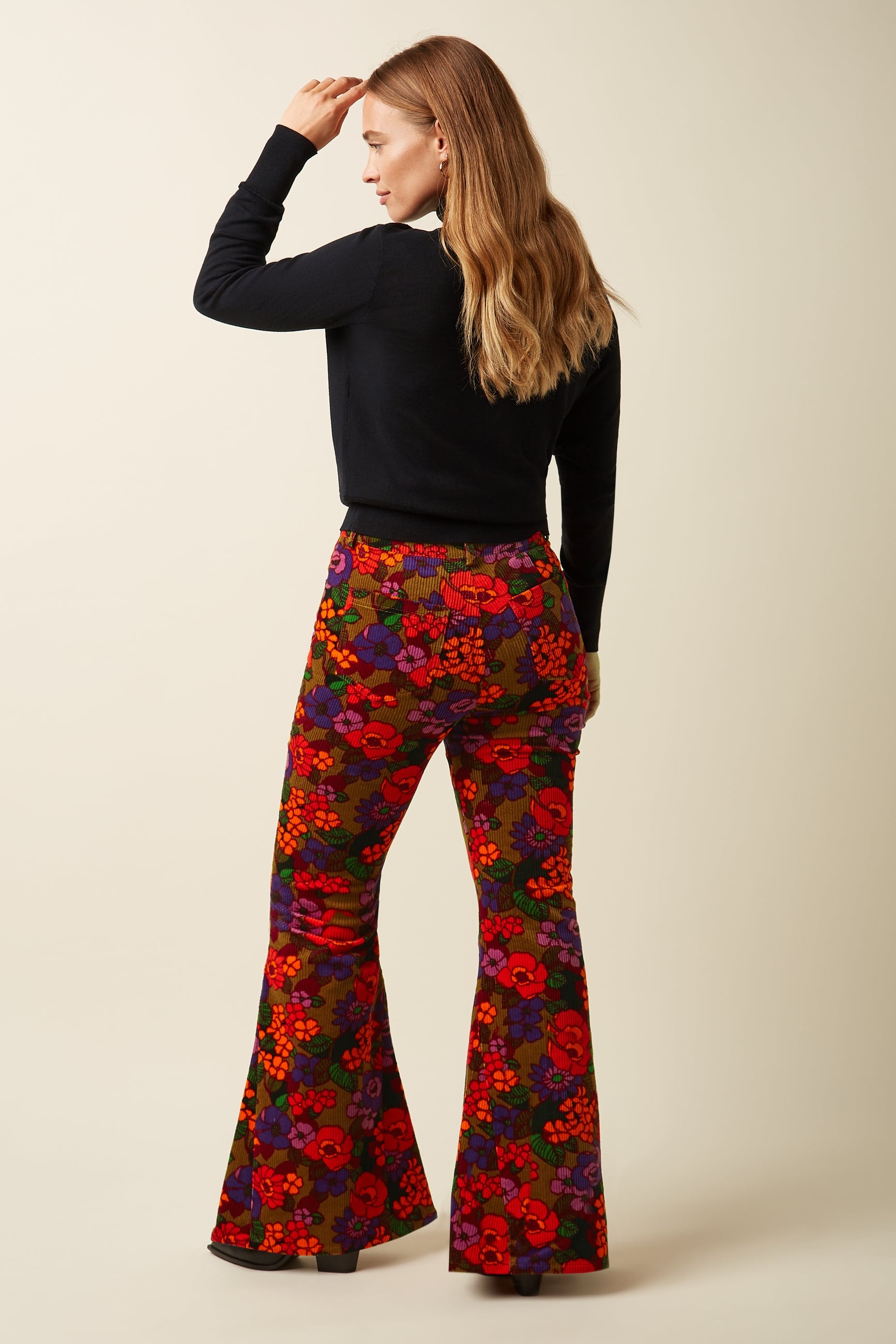 Jimmy Bell Bottom Pants Ramone - Multi Color