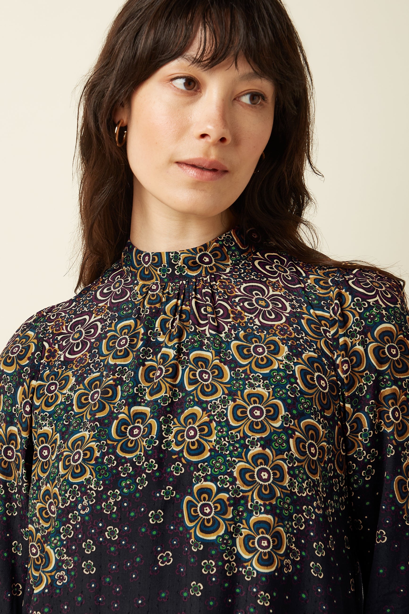 Sandy Dress Ombra - Black