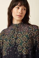 Sandy Dress Ombra - Black