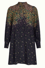 Sandy Dress Ombra - Black