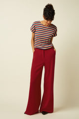 Peppa Pants Woven Crepe - Chili Red