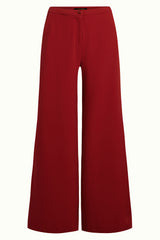 Peppa Pants Woven Crepe - Chili Red