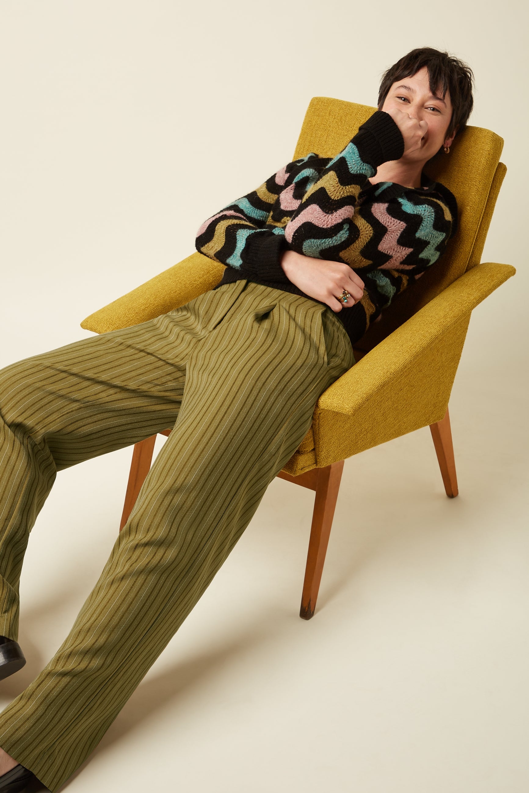 Rosa Pants Cortez - Tapenade Brown