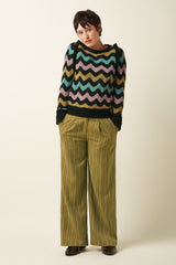 Rosa Pants Cortez - Tapenade Brown